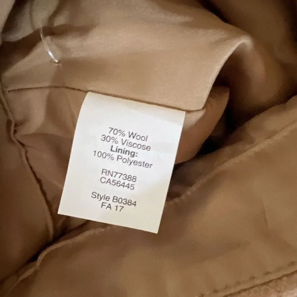 J. Crew Pencil Skirt Wool Tan Size 2 Petite
